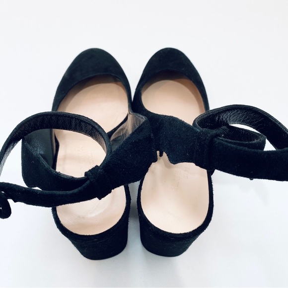 NEW Club Monaco suede Mary Jane heels with strap - Picture 5 of 5